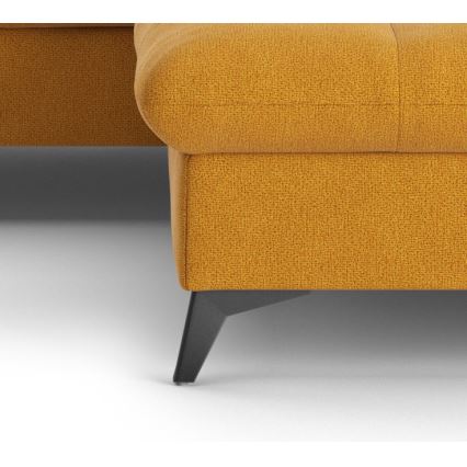 Sofá rinconero plegable MARANO derecho naranja