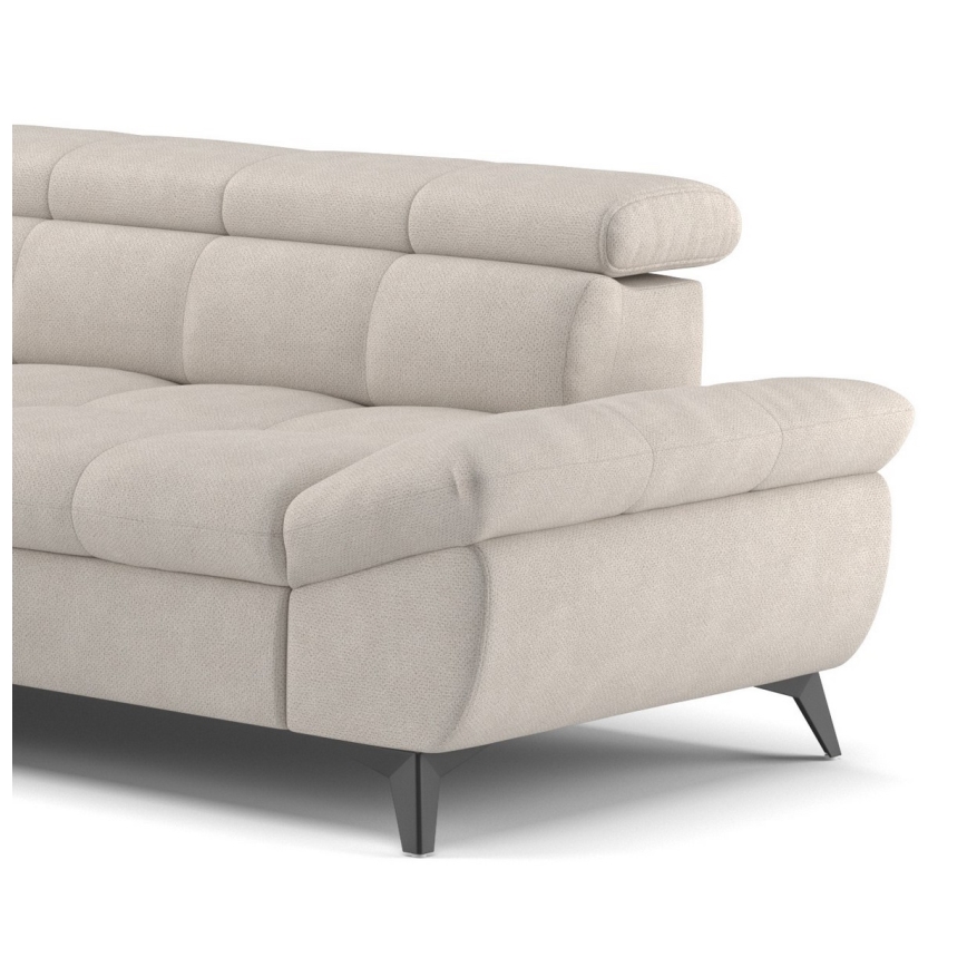 Sofá rinconero plegable MARANO izquierda beige