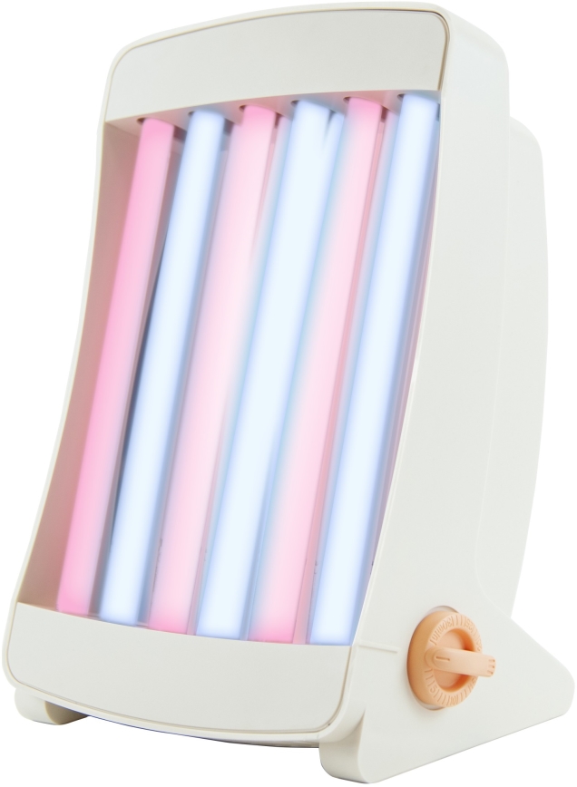 Solárium facial doméstico Cosmedico con 6 tubos UV de colores 90W/230V
