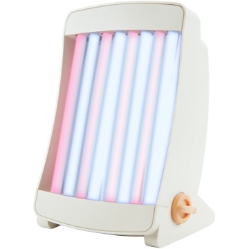 Solárium facial doméstico Cosmedico con 8 tubos UV de colores, 130W/230V