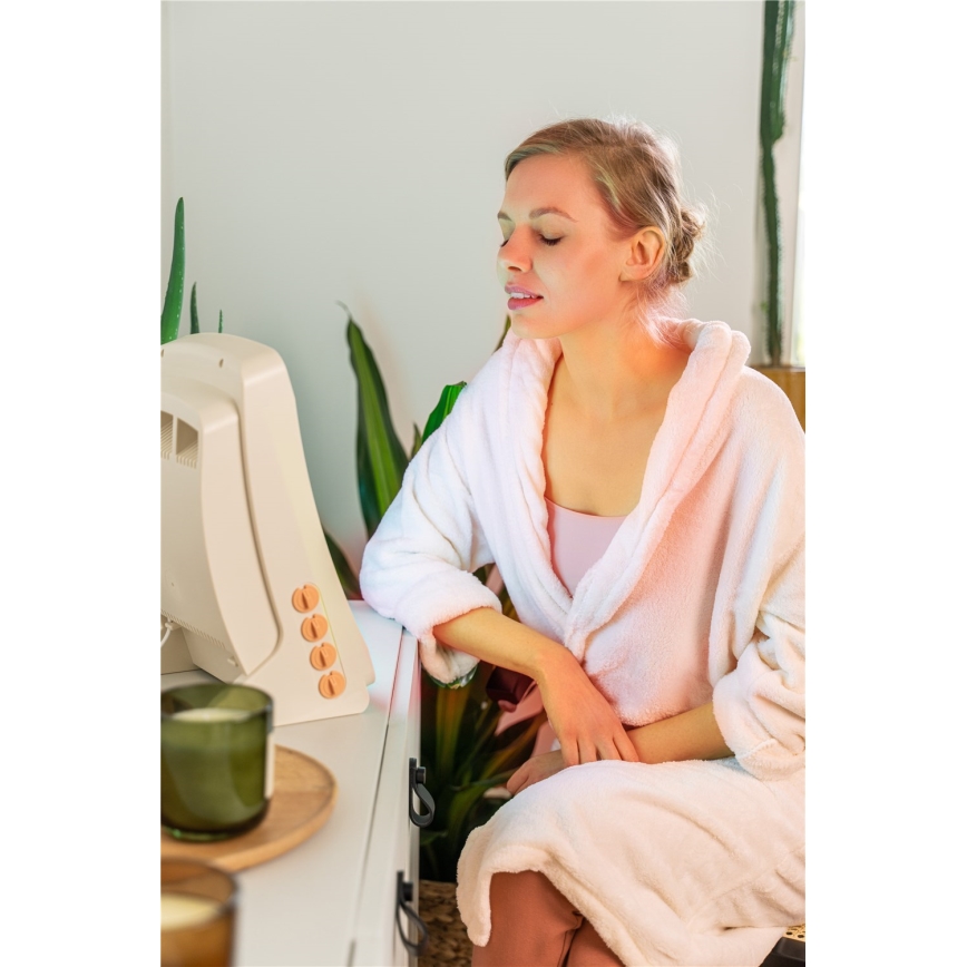 Solárium facial doméstico Cosmedico con 8 tubos UV de colores, 130W/230V