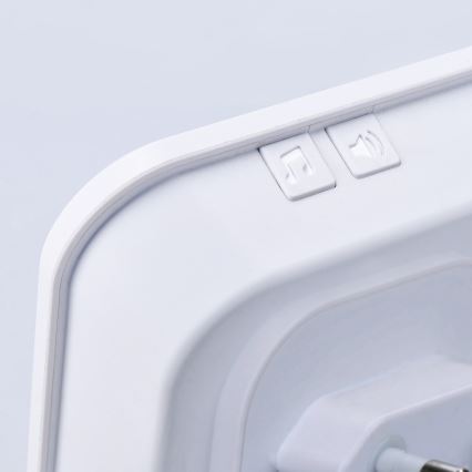 Alarma 230V con sensor de movimiento inalámbrico 3xAAA/5V blanco