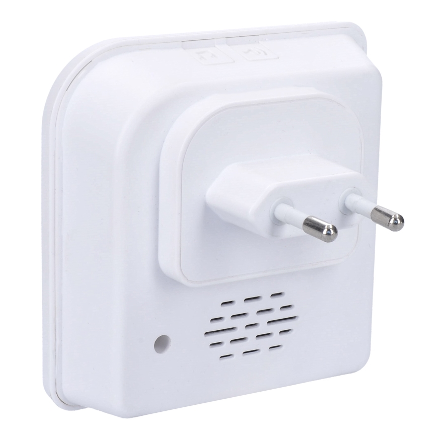 Alarma 230V con sensor de movimiento inalámbrico 3xAAA/5V blanco