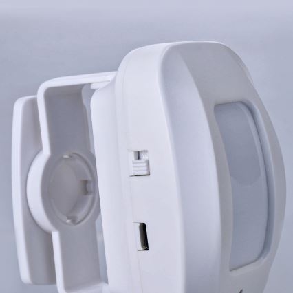 Alarma 3xAA con sensor de movimiento inalámbrico 3xAAA/5V blanco