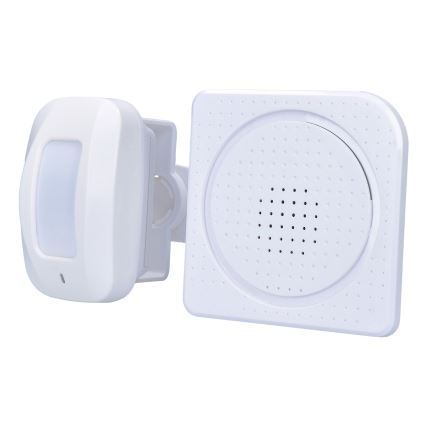 Alarma 3xAA con sensor de movimiento inalámbrico 3xAAA/5V blanco