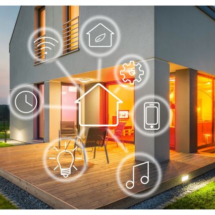 Cámara IP giratoria con sensor 5V/FULL HD Wi-Fi Tuya