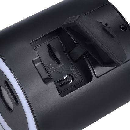 Cámara exterior LED con iluminación integrada, 12V, 1536p, Wi-Fi Tuya, IP65