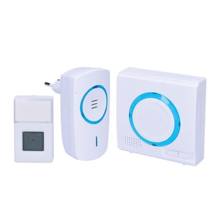 SET Timbres inalámbricos 1L65 1x al enchufe + 1x a baterías IP44