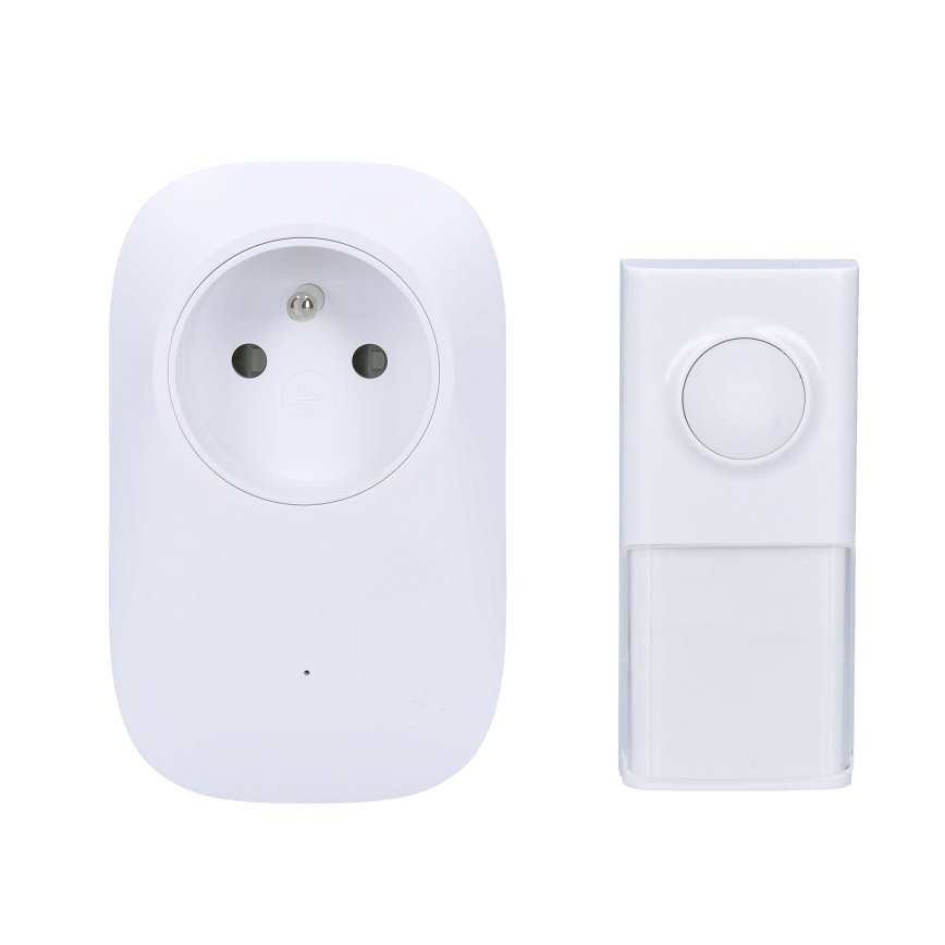 Timbre inalámbrico con enchufe integrado 230V IP55