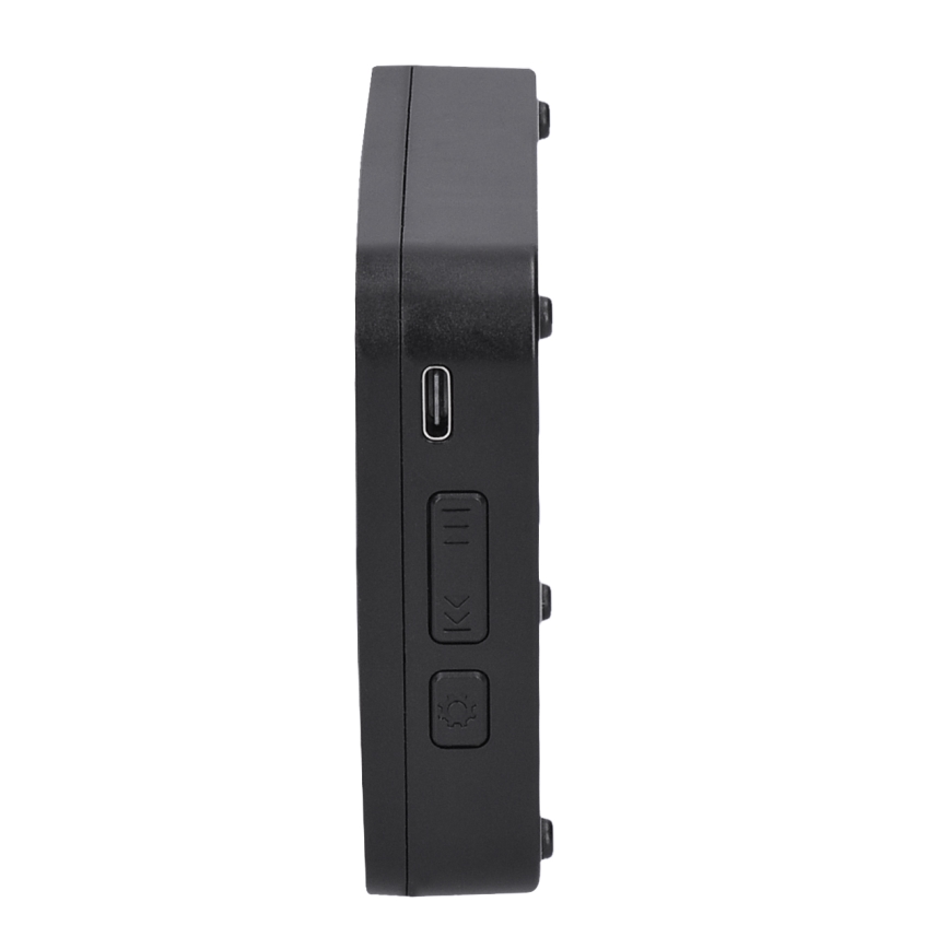 Timbre inalámbrico a pilas 3xAAA IP56 negro