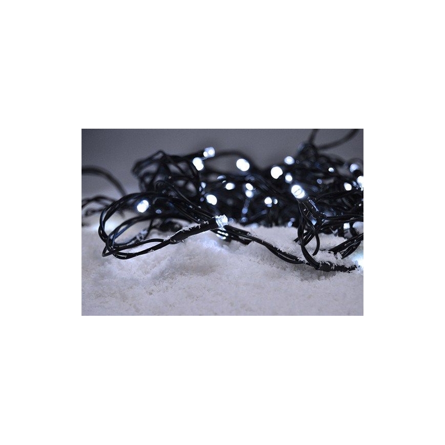 Cadena navideña LED para exteriores 300xLED/8 funkcí 35m IP44 blanco frío