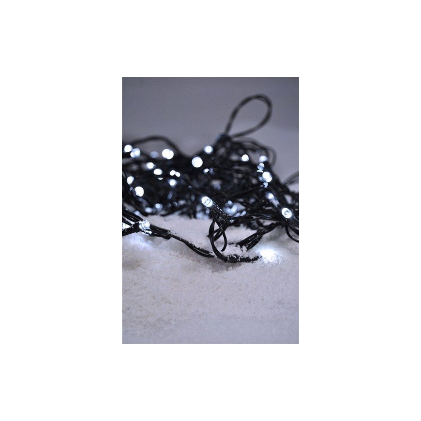 Cadena navideña LED para exteriores 300xLED/8 funkcí 35m IP44 blanco frío