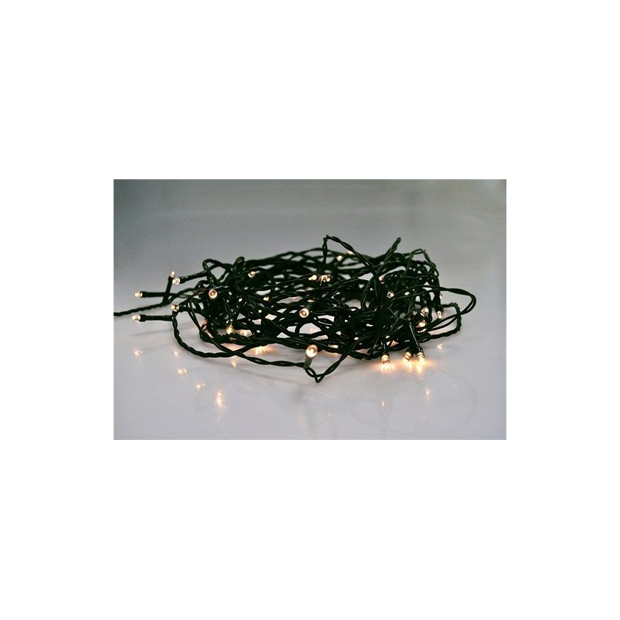 Cadena navideña LED para exteriores 300xLED/8 funkcí 35m IP44 blanco cálido