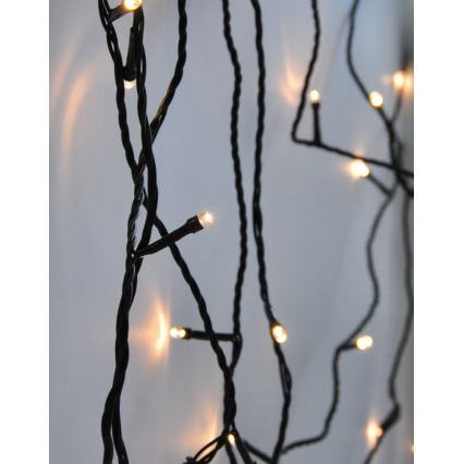 Cadena de luces navideñas LED exterior 500xLED /230V IP44 50m blanco cálido