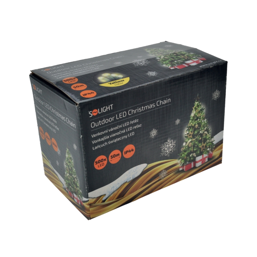 Cadena de luces navideñas LED exterior 500xLED /230V IP44 50m blanco cálido