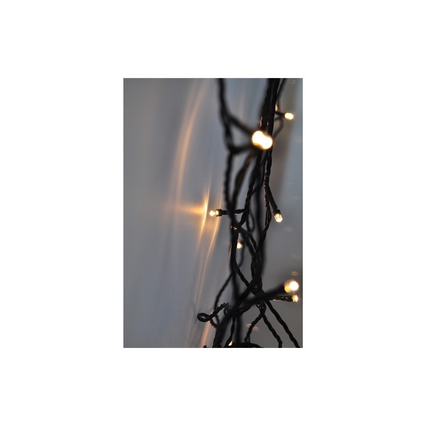 LED Cadena de navidad exterior 20m 400xLED/230V IP44 3000K