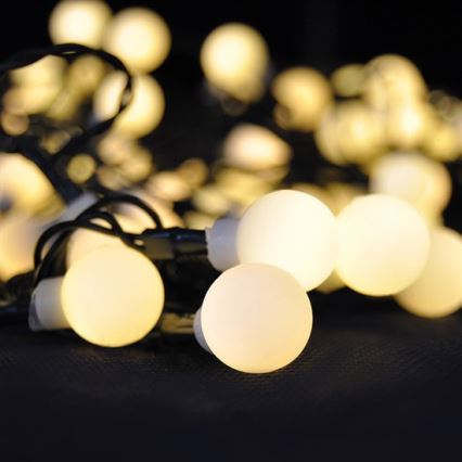 LED RGB Cadena de navidad regulable exterior 10m 100xLED/230V + control remoto