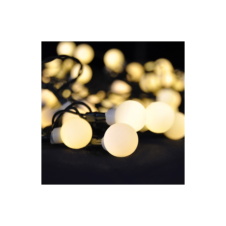 LED RGB Cadena de navidad regulable exterior 20m 200xLED/230V + control remoto