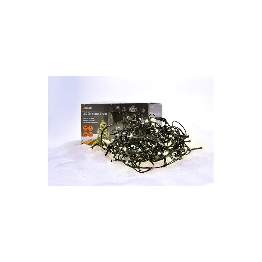 Cadena de luces navideñas LED exterior 100xLED /230V IP44 10m blanco cálido
