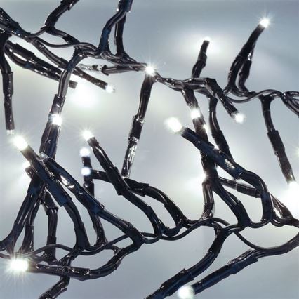 Solight - Cadena de Navidad LED 576xLED/8 funciones 8m IP44 blanco frío + CR