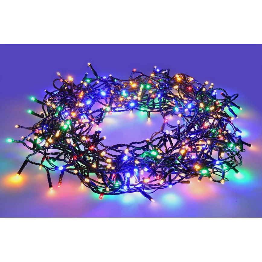Cadena de luces LED navideñas para exterior 400xLED/8 funciones 25m Wi-Fi Tuya IP44 multicolor/blanco cálido