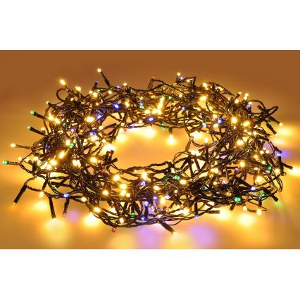 Cadena de luces LED navideñas para exterior 400xLED/8 funciones 25m Wi-Fi Tuya IP44 multicolor/blanco cálido