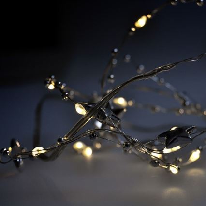 LED Cadena navideña 1 m 20xLED/2xAA