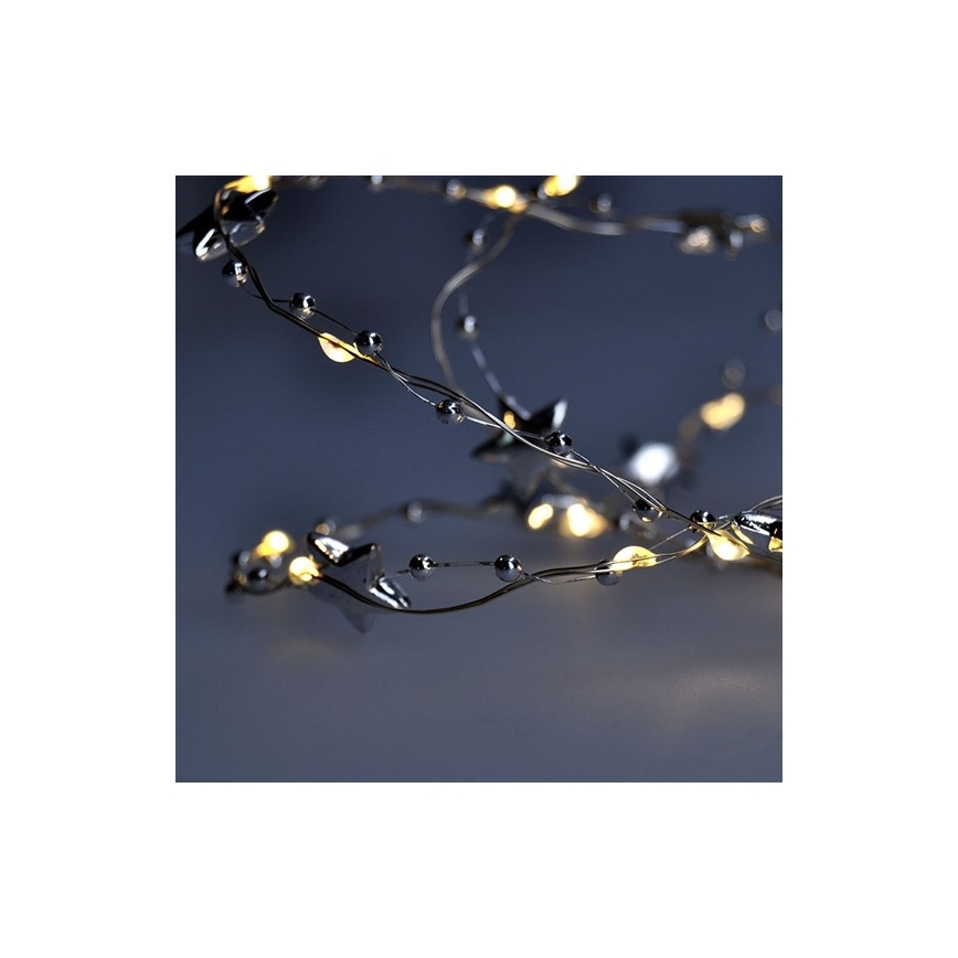 LED Cadena navideña 1 m 20xLED/2xAA