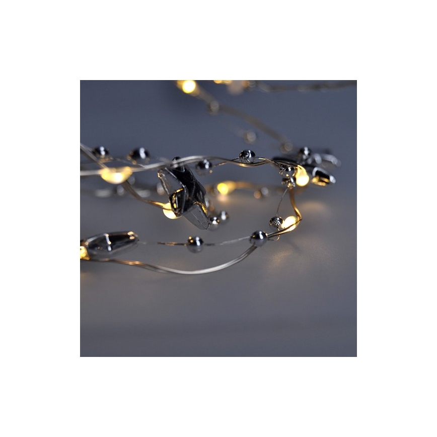 LED Cadena navideña 1 m 20xLED/2xAA