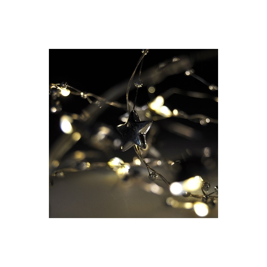 LED Cadena navideña 1 m 20xLED/2xAA