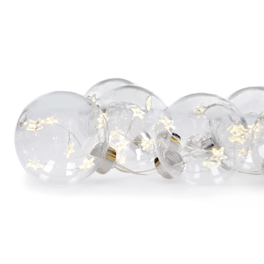 Cadena de luces de Navidad LED 30xLED 2,5m blanco cálido