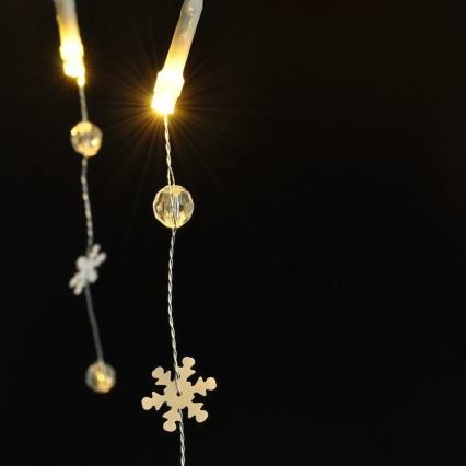 Cadena navideña de LEDs 20xLED/2xAA 2m blanco cálido