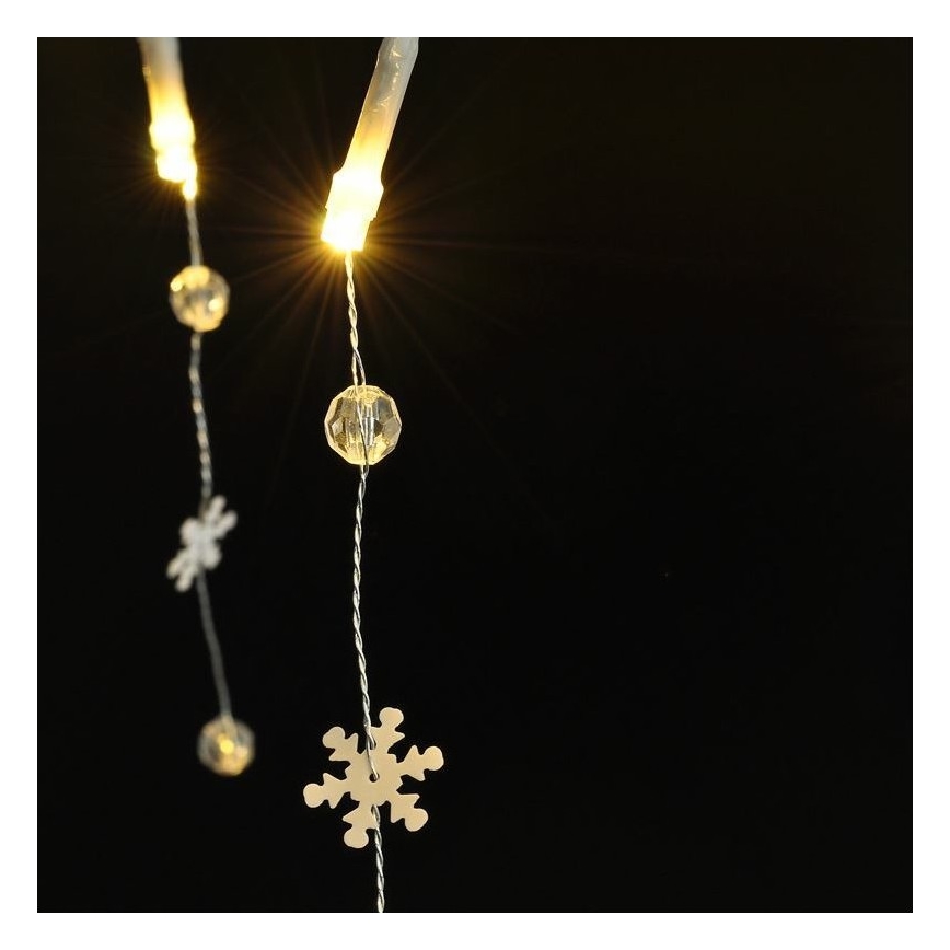 Guirnalda LED 20xLED/2xAA 2m blanco cálido