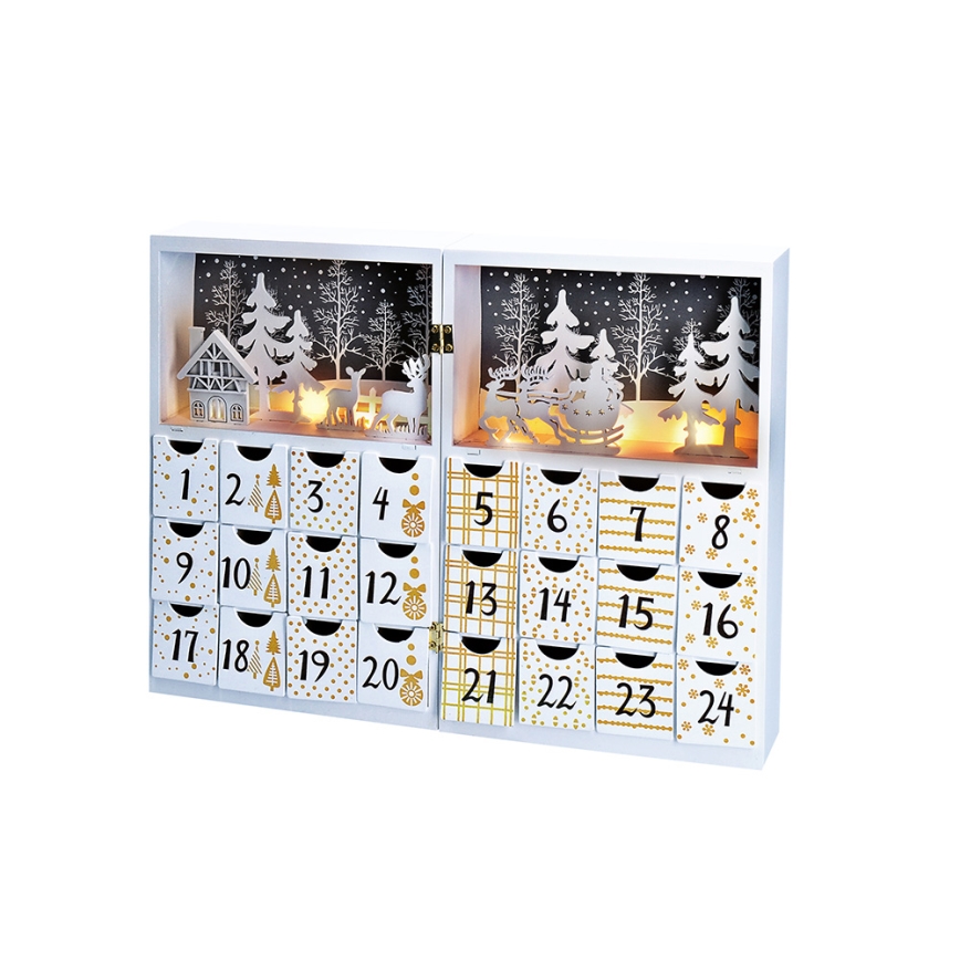 Calendario de Adviento LED/2xAAA