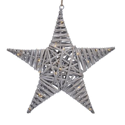 Decoración LED de Navidad LED/2xAA ratán