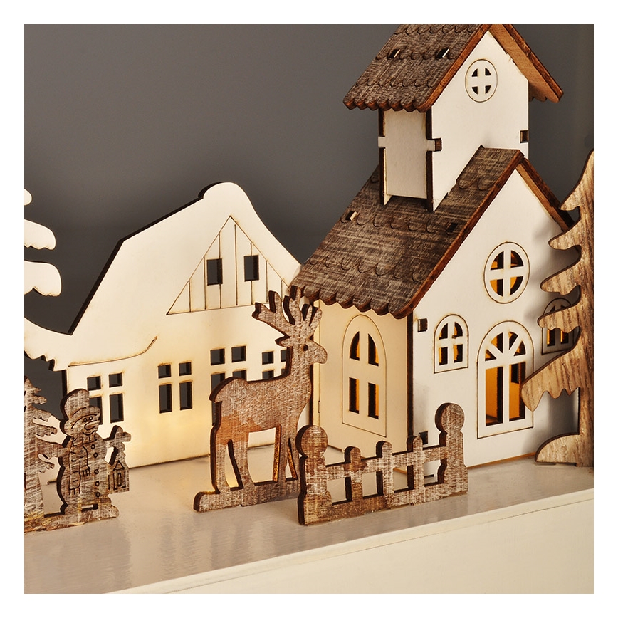 Decoración navideña LED LED/2xAA blanco cálido