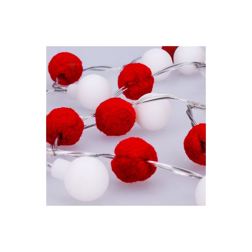 Guirnalda de luces LED 20xLED/2xAA, 1,8 m, blanco cálido