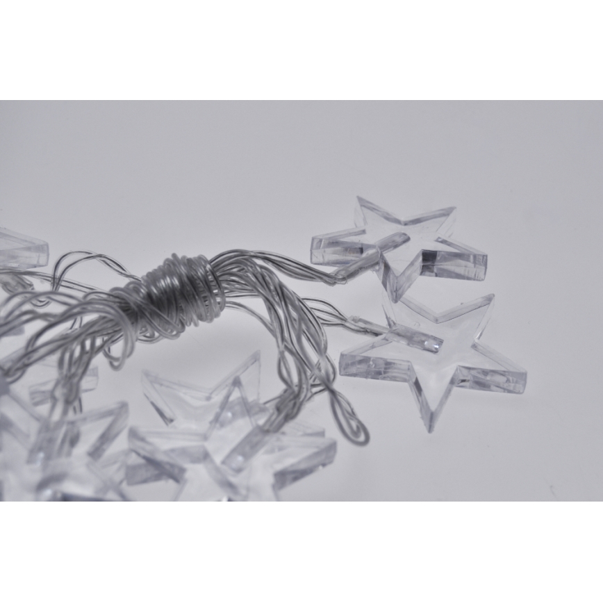 Guirnalda LED 10xLED/2xAA 2,5m azul