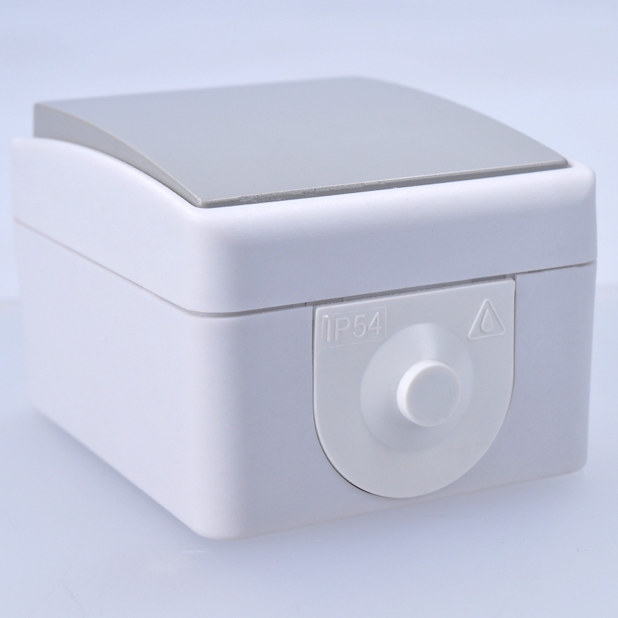 Interruptor unipolar para ambiente húmedo IP54