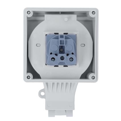 Toma de corriente resistente para ambientes húmedos 230 V/16 A, grado de protección IP66