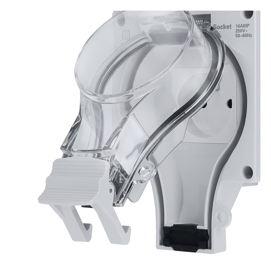 Enchufe para ambientes húmedos con interruptor 230V/16A IP66