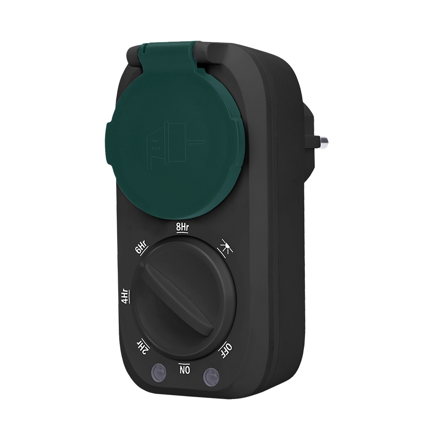 Temporizador con sensor crepuscular 3600W/230V IP44