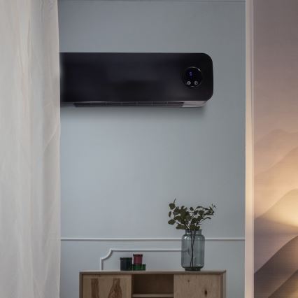 Calefactor cerámico para baño 1000/2000 W/230 V IP22 con control remoto