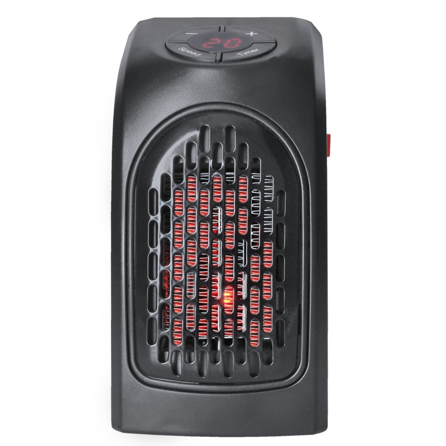 Mini enchufe Ventilador con elemento calefactor cerámico 350W/230V