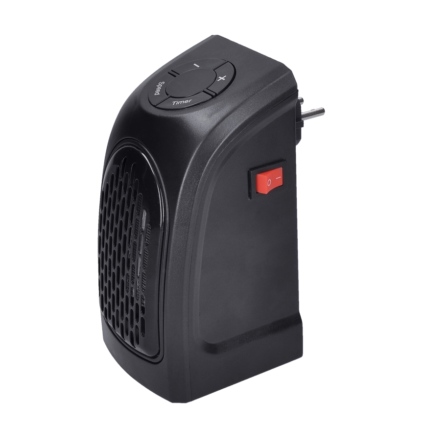 Mini enchufe Ventilador con elemento calefactor cerámico 350W/230V