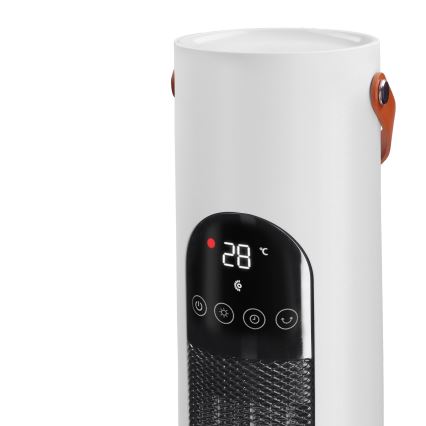 Ventilador de torre con resistencia calefactora 2000W/230V + mando a distancia