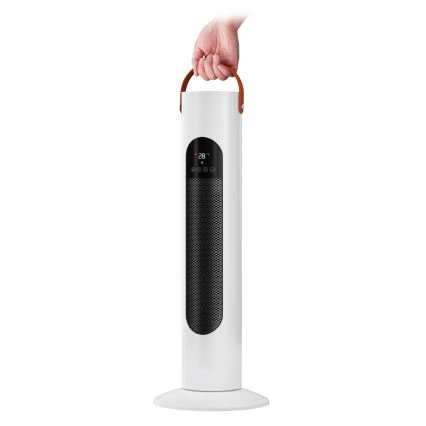 Ventilador de torre con resistencia calefactora 2000W/230V + mando a distancia