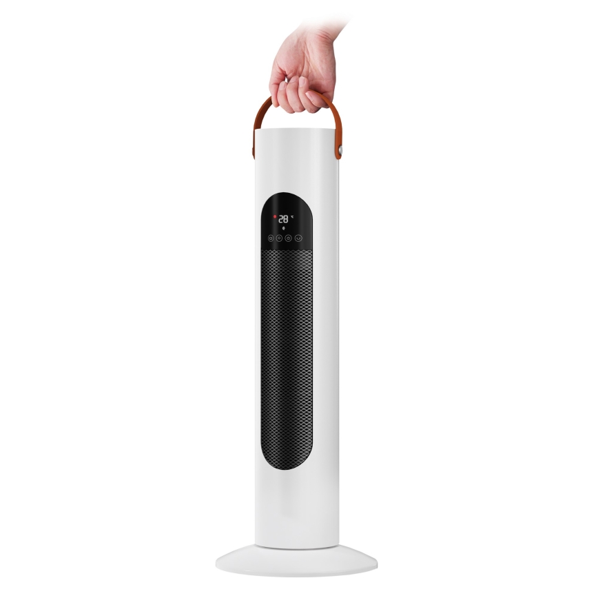 Ventilador de torre con resistencia calefactora 2000W/230V + mando a distancia