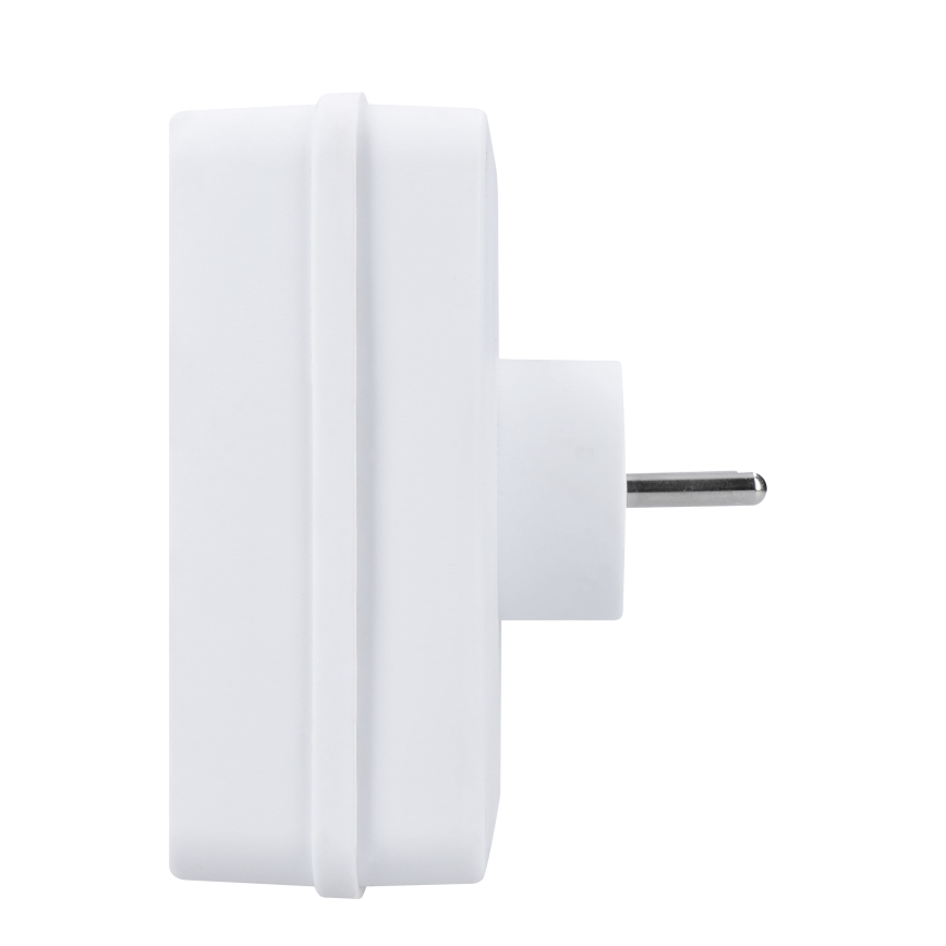Regleta de enchufes 4x 10A blanca