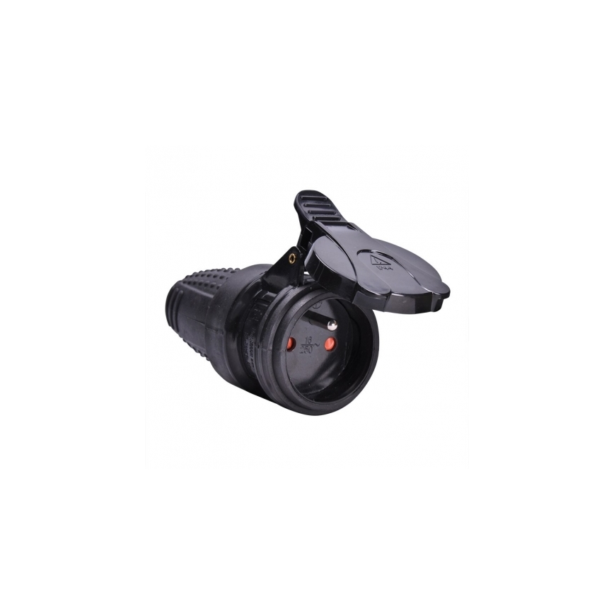 Toma de goma para ambientes húmedos 230V/16A IP44
